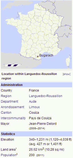bugarach map